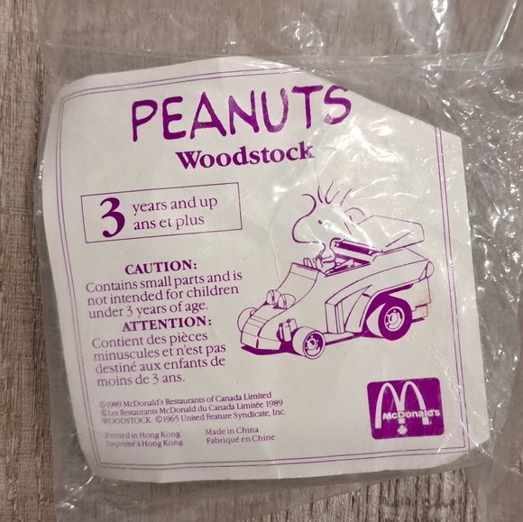 Vintage PEANUTS 'WOODSTOCK' Happy Meal Toy - Picture 2 of 2